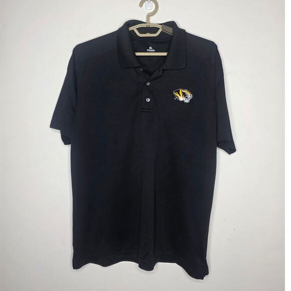 Knights Apparel Other - KA University of Missouri Mizzou Tigers black short sleeve polo shirt - large